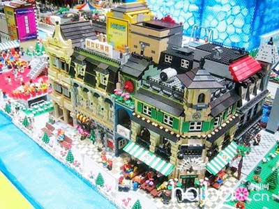 超強！積木搭建奧運場館