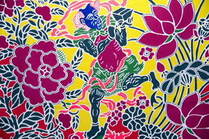 “錦繡齊魯”絢麗多彩的古樸技藝—彩印花布參加紡織非遺展